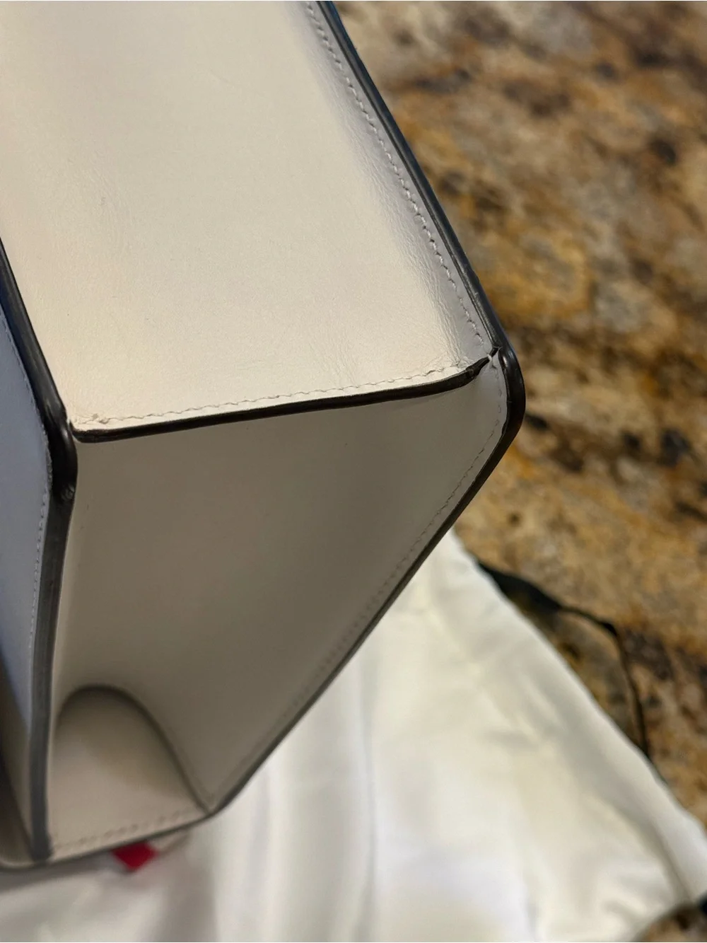 Gucci white leather